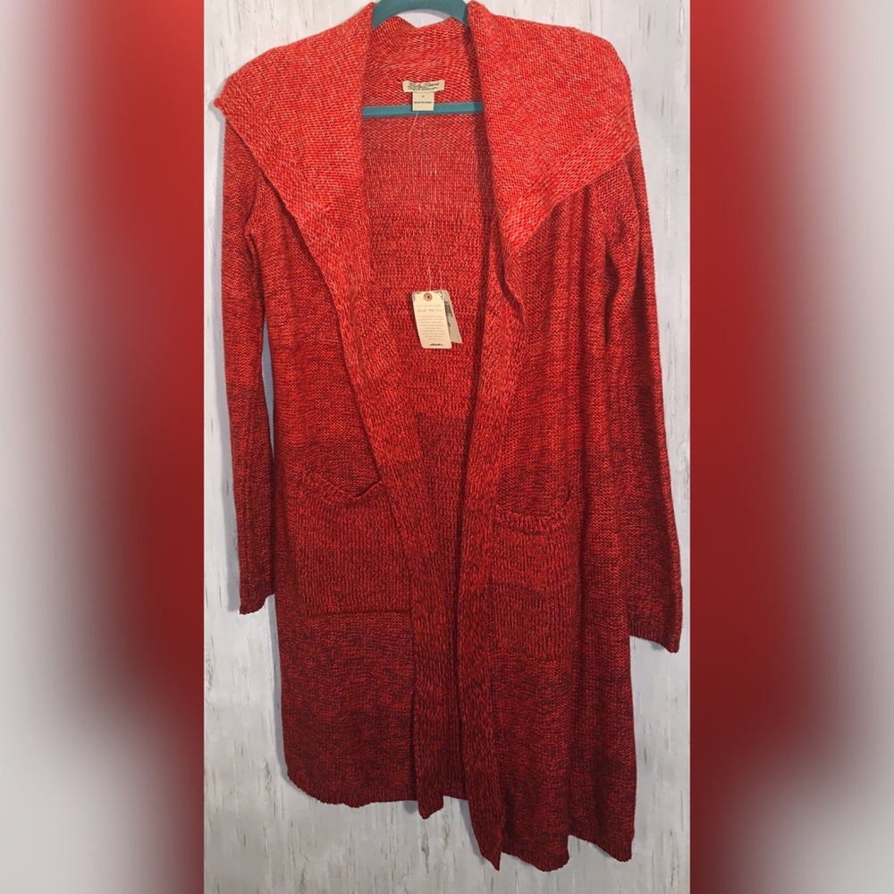 Lucky Brand Ombre Red Cardigan